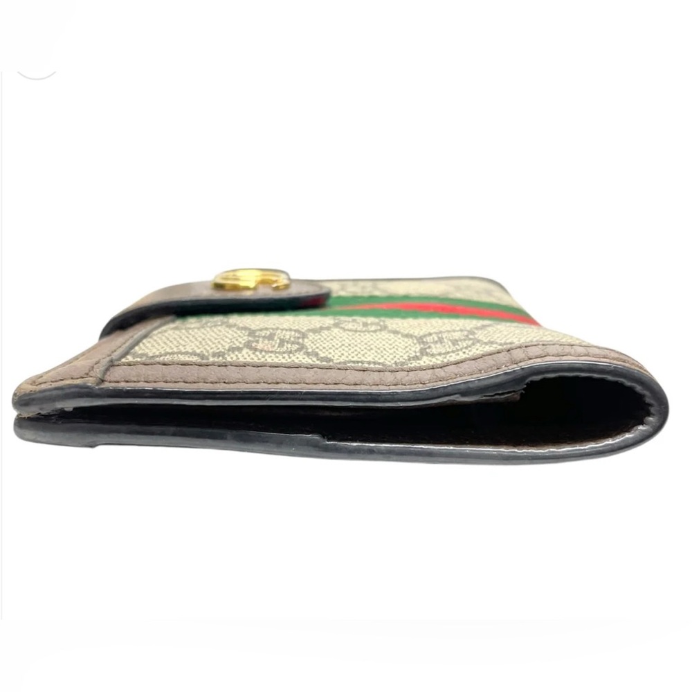 Gucci GG Supreme Monogram Web Ophidia Passport Case W/ COA BOX+DUST BAG - Picture 5 of 16